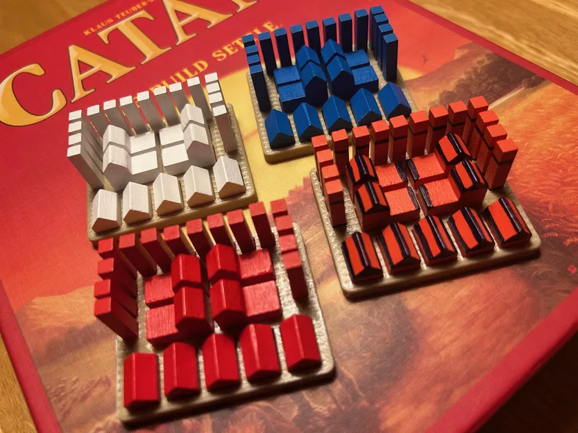 Khay đựng quân Catan (Catan Pieces holder) - Image 2