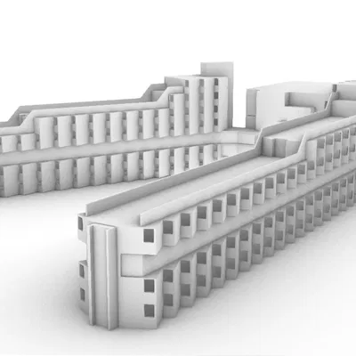 Andrew Melville Hall of Residence James Stirling 1:500