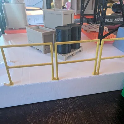 Lan can an toàn tỉ lệ 1:32 – đoạn 4 ft (Safety Rail theo chuẩn OSHA)