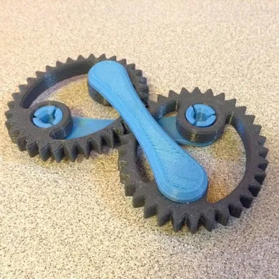 Bánh răng Elliptical không có trục/pivot ở tâm