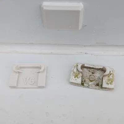 Nắp khe thoát nước cho cửa nhôm Schüco (đầu 2000) - Water Slot Cap