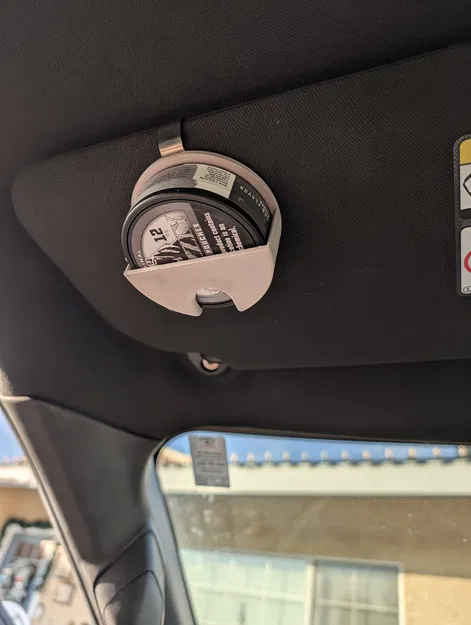 Giá kẹp túi nicotine gắn chắn nắng (Grizzly/Velo...), Zyn nhỏ quá - Image 2