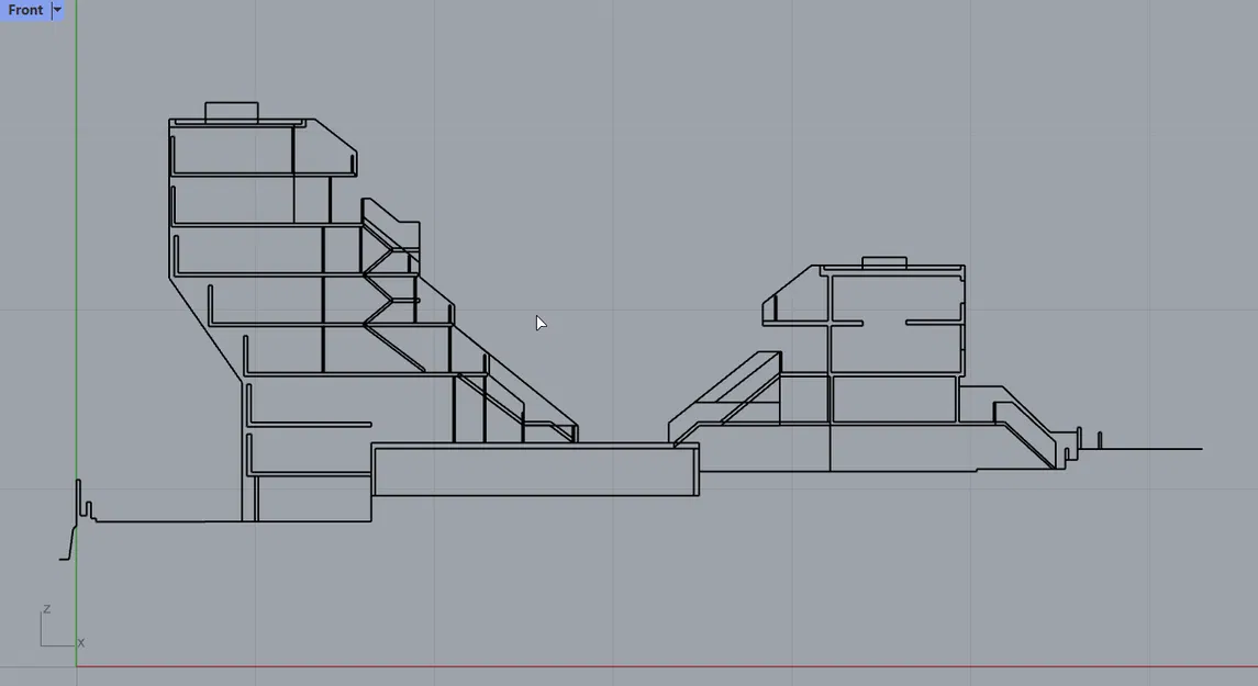 Mặt cắt Alexandra Road Estate London UK tỉ lệ 1:250 - Image 3