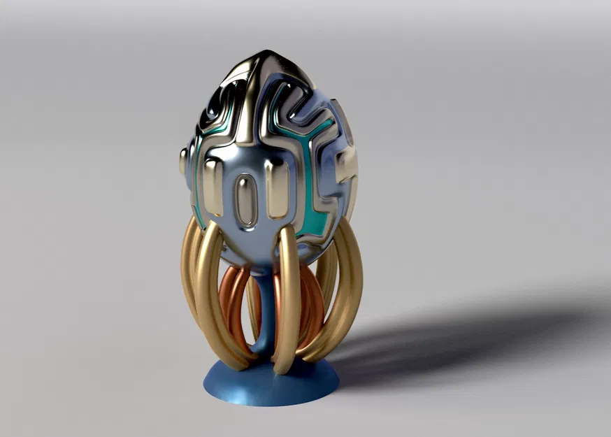 Fusion Reactor – Điêu khắc máy phát năng lượng sci‑fi - Image 1