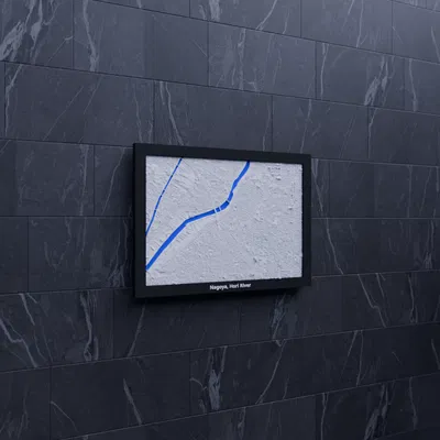 Nagoya, sông Hori, Nhật Bản - Mô hình thu nhỏ 3D