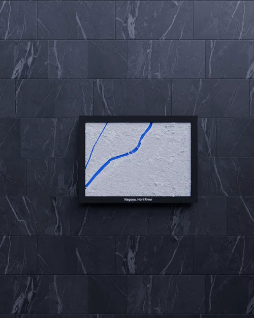 Nagoya, sông Hori, Nhật Bản - Mô hình thu nhỏ 3D - Image 5