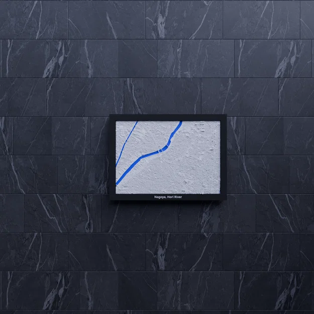 Nagoya, sông Hori, Nhật Bản - Mô hình thu nhỏ 3D - Image 7