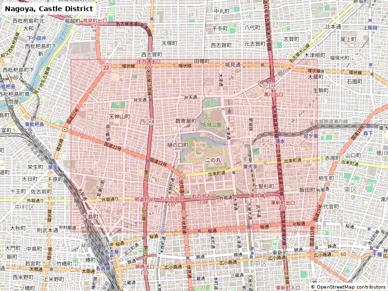 Nagoya, Khu Lâu đài (Castle District), Nhật Bản - 3D Miniature - Image 8