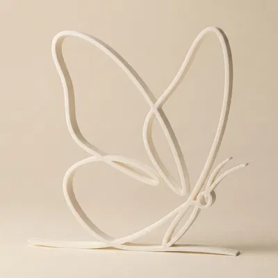 Bươm Bướm Tối Giản – Decor Line Art Hiện Đại