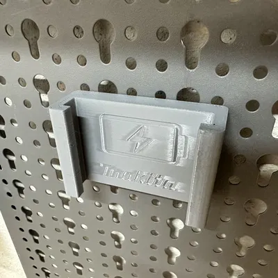 Khay treo pin Makita 18V cho bảng treo Küpper Pegboard (Lochwand)