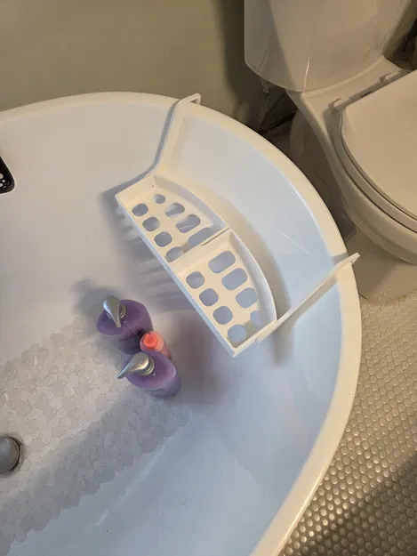 Khay để đồ tắm (Shower Caddy) cho bồn tắm rời (Free-standing Bath Tub) - Image 2