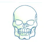 Combo Halloween (Halloween bundle): Đầu lâu skeleton & 2 bí ngô