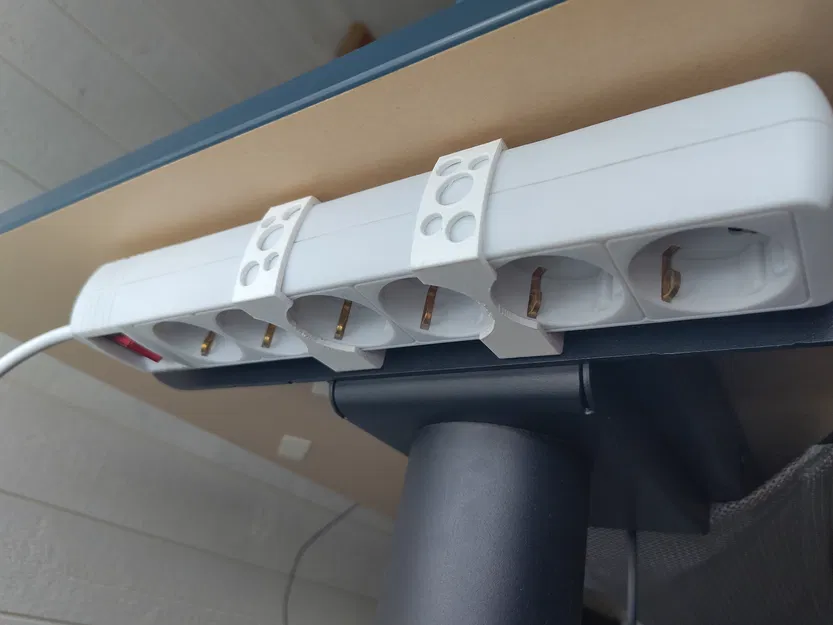 Ngàm gắn ổ cắm cho bàn IKEA BEKANT - Image 1