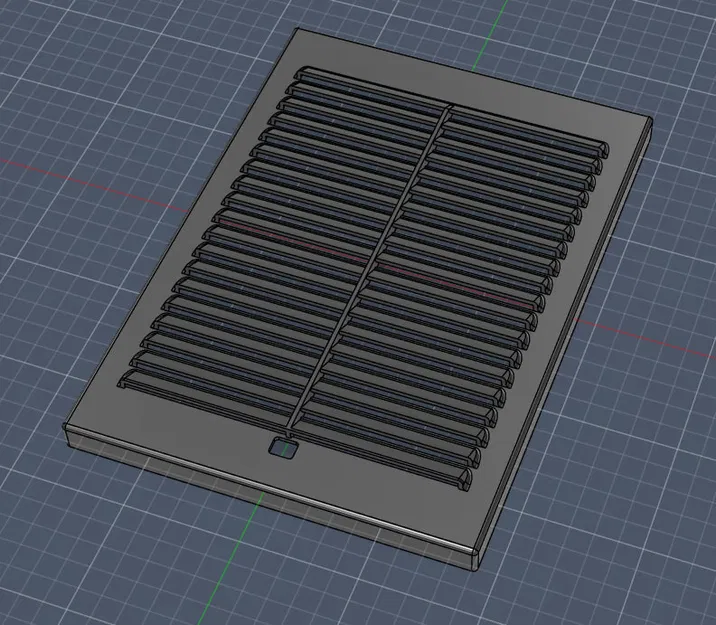 Lưới thông gió 250×180 mm với ngàm snap-fit - Image 1