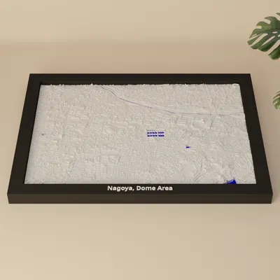 Nagoya, Dome Area, Nhật Bản - Mô hình thu nhỏ 3D