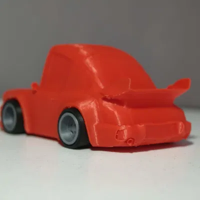 Mini Tooned Porsche – Mẫu 3D xe Porsche kiểu hoạt hình