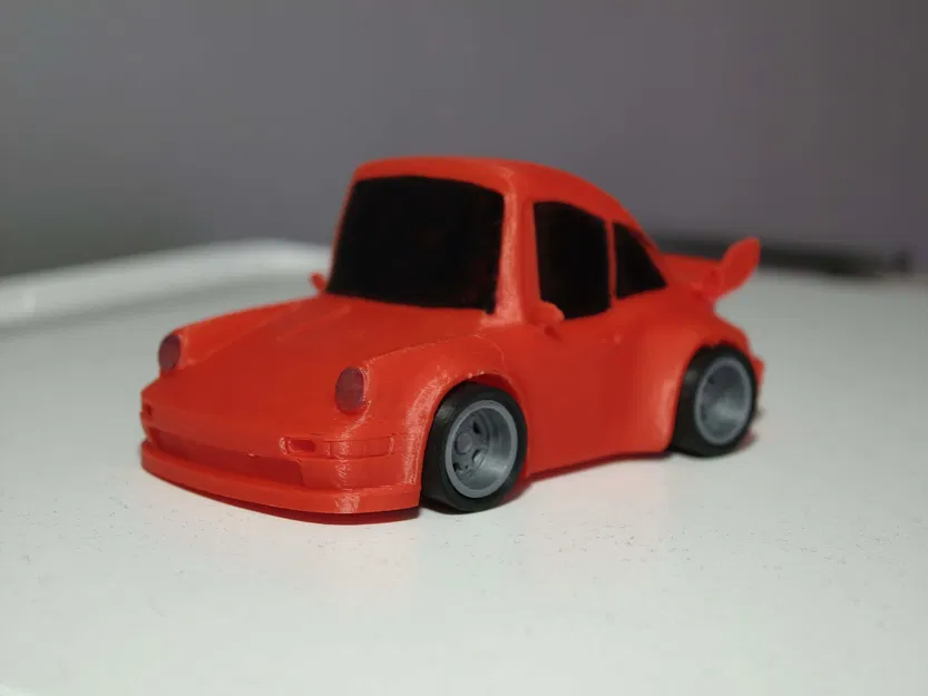 Mini Tooned Porsche – Mẫu 3D xe Porsche kiểu hoạt hình - Image 6