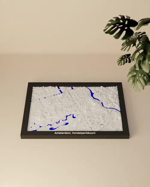 Amsterdam, Vondelparkbuurt, Netherlands - 3D Miniature - Image 1