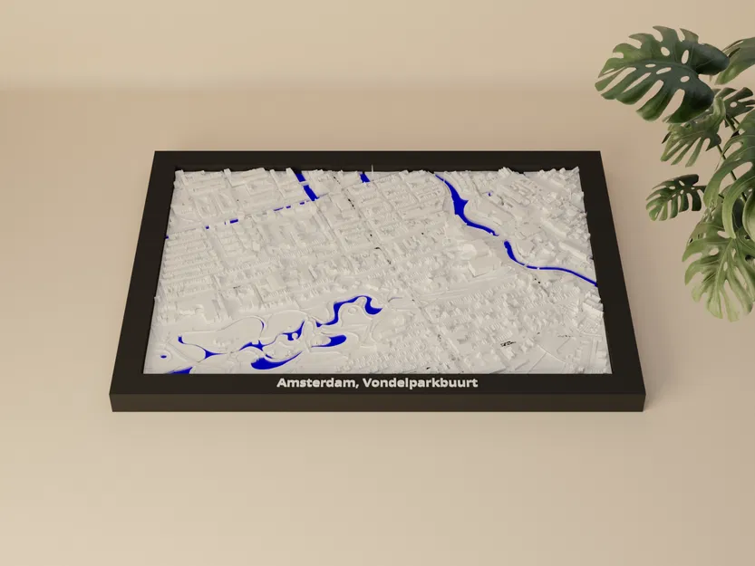 Amsterdam, Vondelparkbuurt, Netherlands - 3D Miniature - Image 2