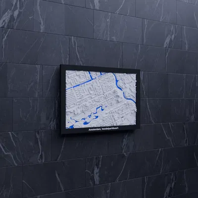 Amsterdam, Vondelparkbuurt, Netherlands - 3D Miniature