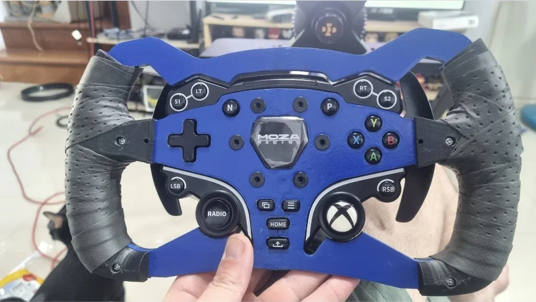 Moza ES formula type wheel - tách main wheel làm 2 phần - Image 1