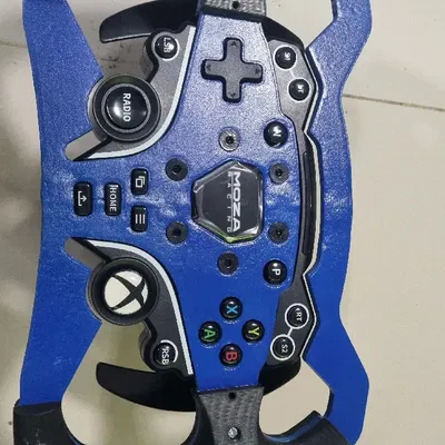 Moza ES formula type wheel - tách main wheel làm 2 phần