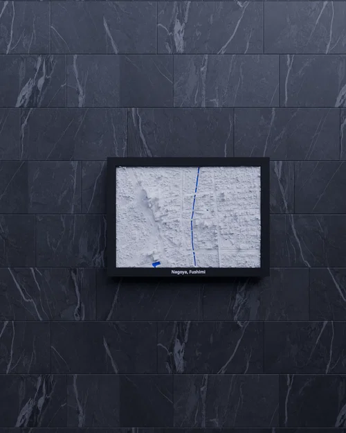 Nagoya, Fushimi, Nhật Bản - Mô hình 3D thu nhỏ địa hình - Image 5