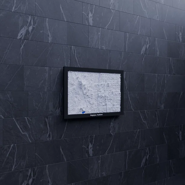 Nagoya, Fushimi, Nhật Bản - Mô hình 3D thu nhỏ địa hình - Image 6