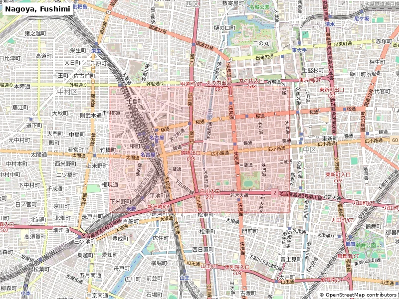 Nagoya, Fushimi, Nhật Bản - Mô hình 3D thu nhỏ địa hình - Image 8