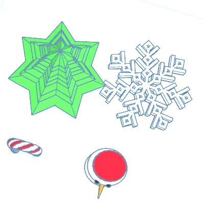 Bộ mô hình Giáng Sinh (Christmas bundle)