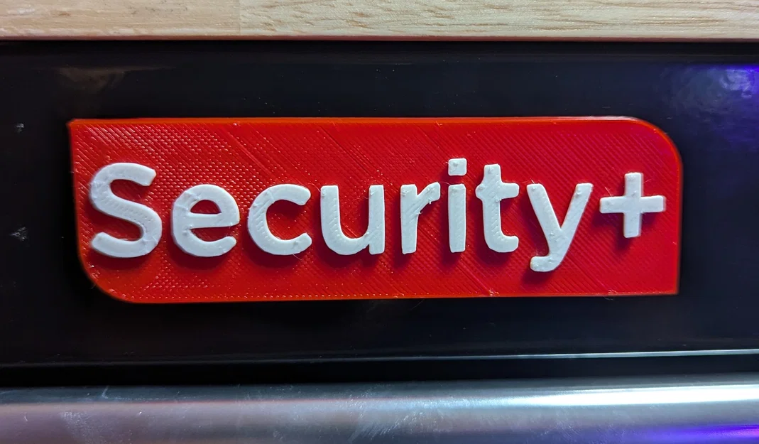 Nam châm huy hiệu CompTIA Security+ - Image 1