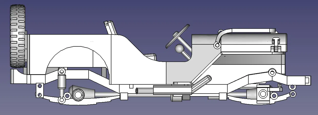 Một mẫu Willys Jeep khác (tỉ lệ 1/20) - Image 5