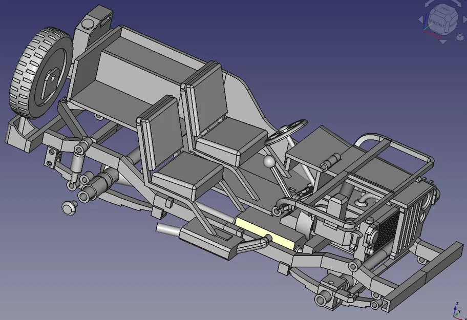 Một mẫu Willys Jeep khác (tỉ lệ 1/20) - Image 6