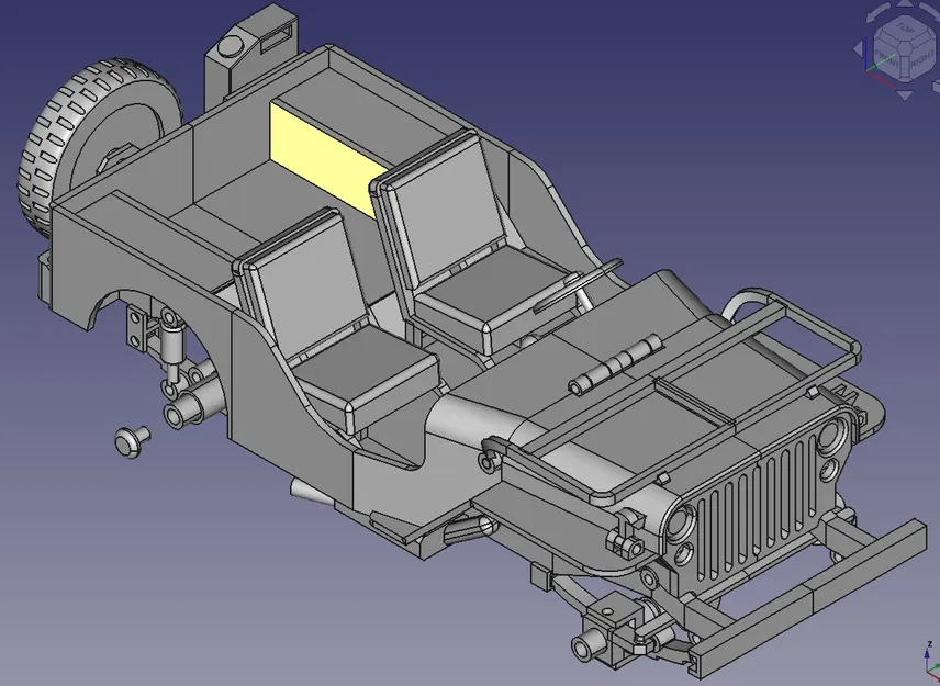 Một mẫu Willys Jeep khác (tỉ lệ 1/20) - Image 7