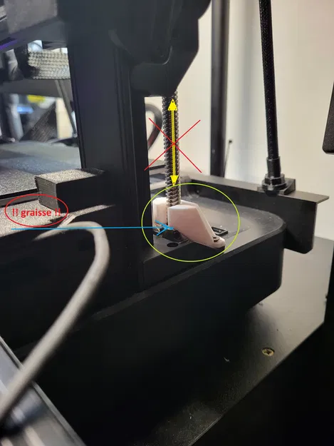 Ender 3 V3 KE/SE - Chi tiết gia cường khóa ty trục Z - Image 2