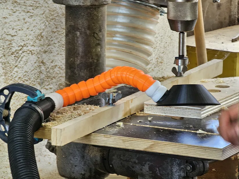 Bộ hút bụi cho máy khoan bàn/đứng (bench drill suction) - Image 2