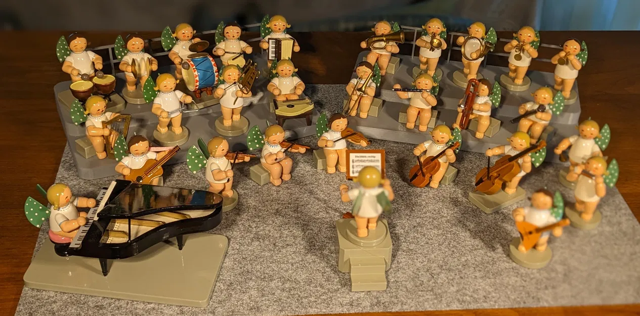 Bệ trưng bày Giáng Sinh “Angel Pedestal Christmas” - Image 3