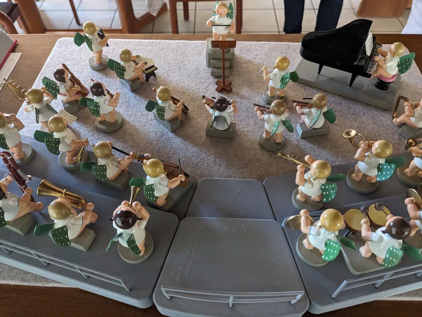 Bệ trưng bày Giáng Sinh “Angel Pedestal Christmas” - Image 4