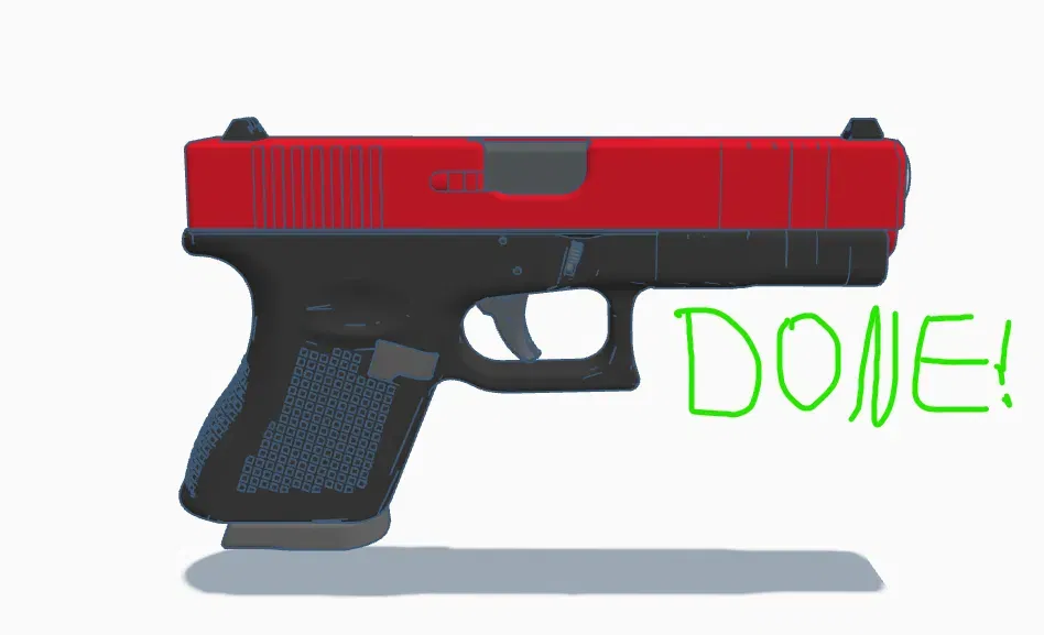 Replica Glock-18 CSGO/CS2 cỡ nhỏ, functional (tỉ lệ 50%) - Image 21