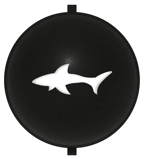 Golf - Golf Ball Stencil - Insert - Shark (Insert stencil bóng golf hình cá mập) - Image 1