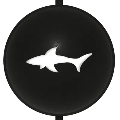 Golf - Golf Ball Stencil - Insert - Shark (Insert stencil bóng golf hình cá mập)