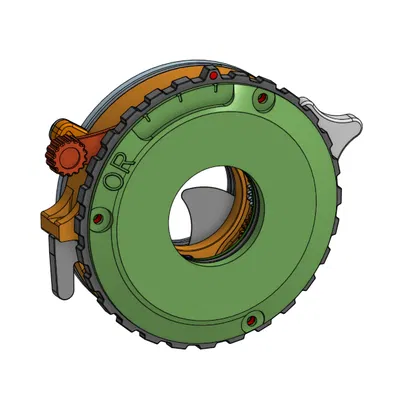 O.R. shutter / leaf shutter / shutter printable (màn trập lá in 3D)