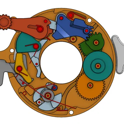 O.R. shutter / leaf shutter / shutter printable (màn trập lá in 3D)