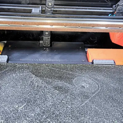 Voron bedpan tích hợp miếng chà silicone cho double nozzle