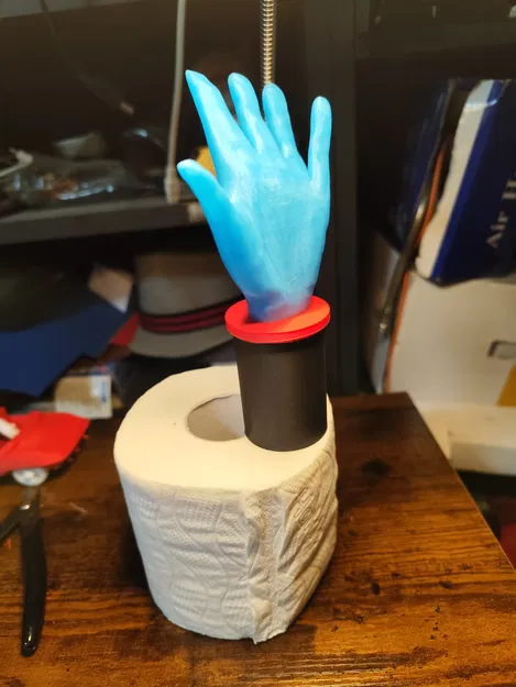 Ornament cuộn giấy vệ sinh phát sáng - Image 5