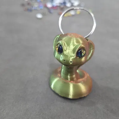 Rắn hổ mang dễ thương – tương thích mắt thủy tinh 6mm + 8mm