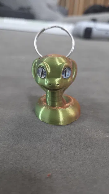 Rắn hổ mang dễ thương – tương thích mắt thủy tinh 6mm + 8mm - Image 14