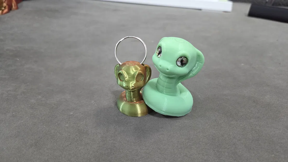 Rắn hổ mang dễ thương – tương thích mắt thủy tinh 6mm + 8mm - Image 18