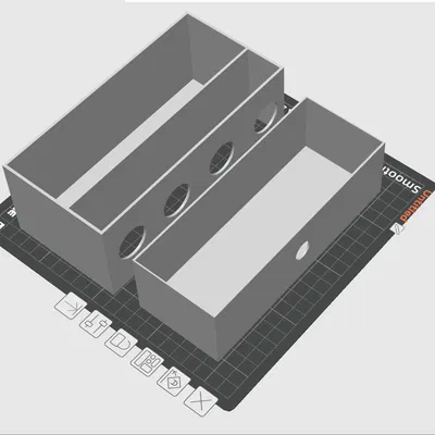 Kệ đựng bàn chải đánh răng có ngăn kéo (Stojan na zubní kartáčky)
