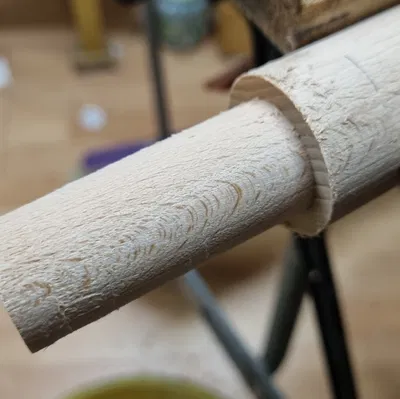 Woodworking round cutter – Dụng cụ tiện giảm đường kính đầu thanh gỗ tròn